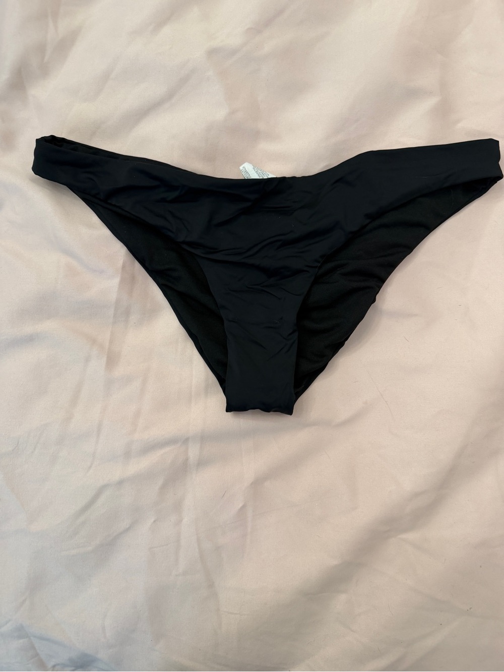 Bar III Black Low-Rise Bikini Bottom